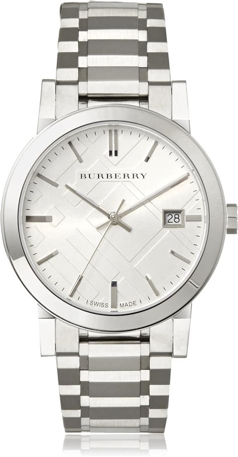 BURBERRY, orologio da uomo BU9000, grande quadri, in .